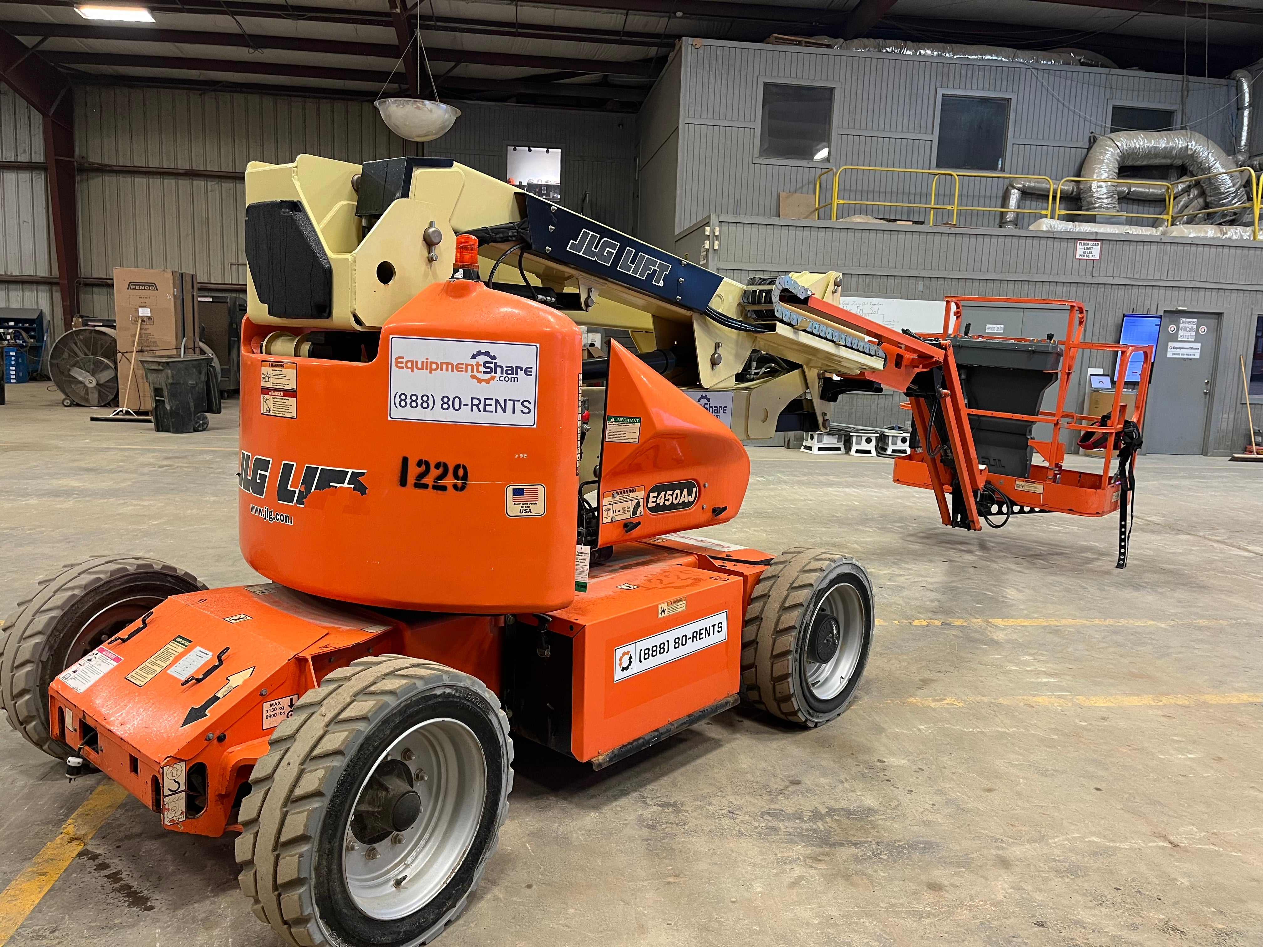 2016 JLG E450AJ Electric Boom Lift EZ Equipment Zone